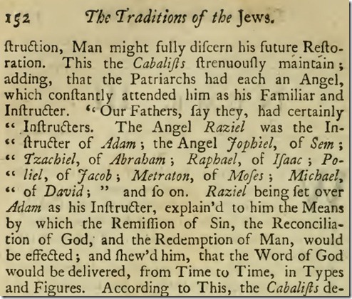 מתוך הספר "מסורות היהודים" (1742, במקור בגרמנית, 1700)
