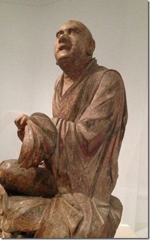 נזיר בודהיסטי ברגע של סטורי - סין, המאה ה-13-14 - לחצו למקור התמונה