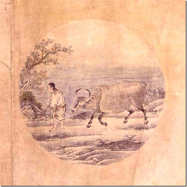 לחפש את השור, תמונה 5 - הציורים מיוחסים ל-Tenshō Shūbun (天章周文) (1414-1463)